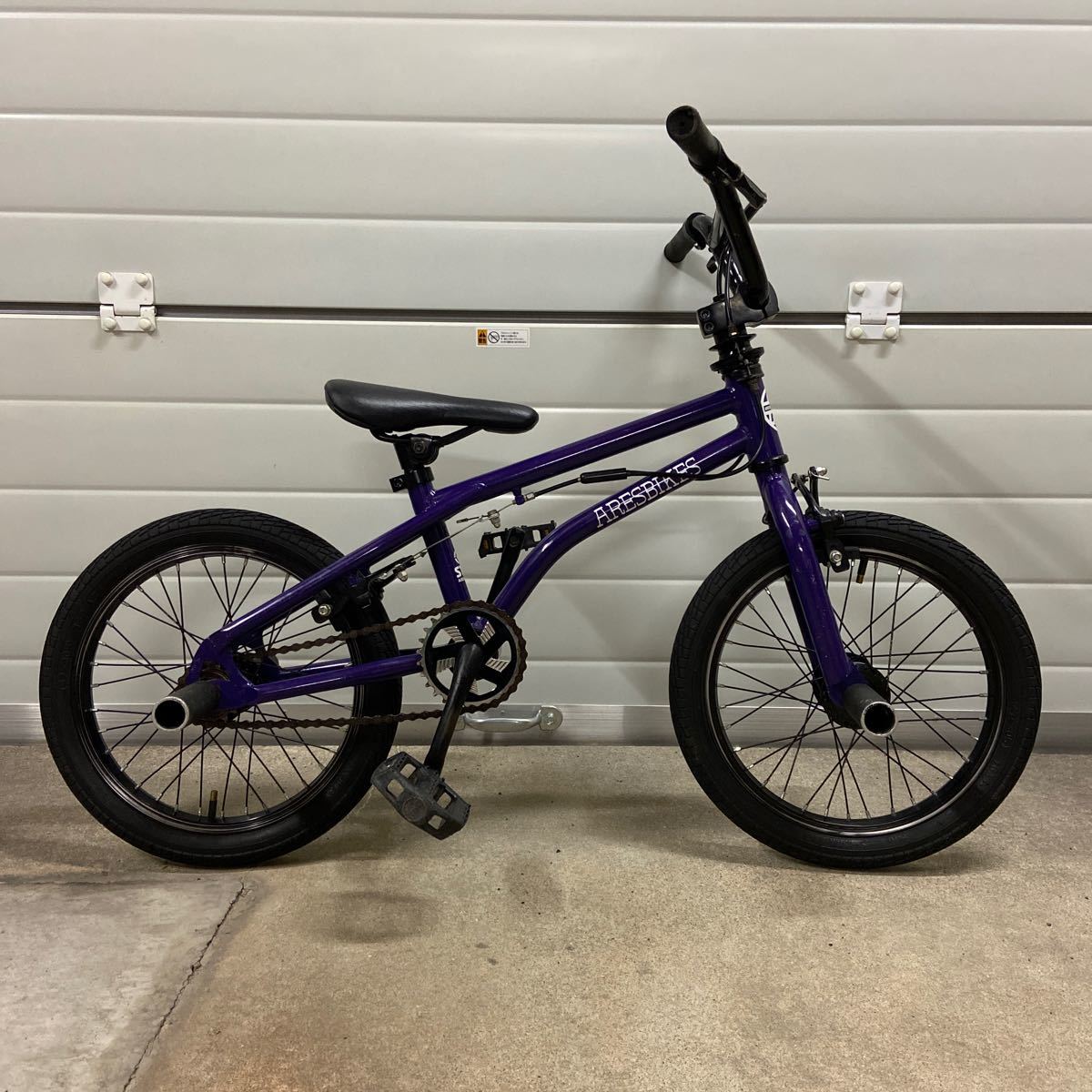 ARESBIKES BMX 16インチ自転車 紫引取限定_画像1