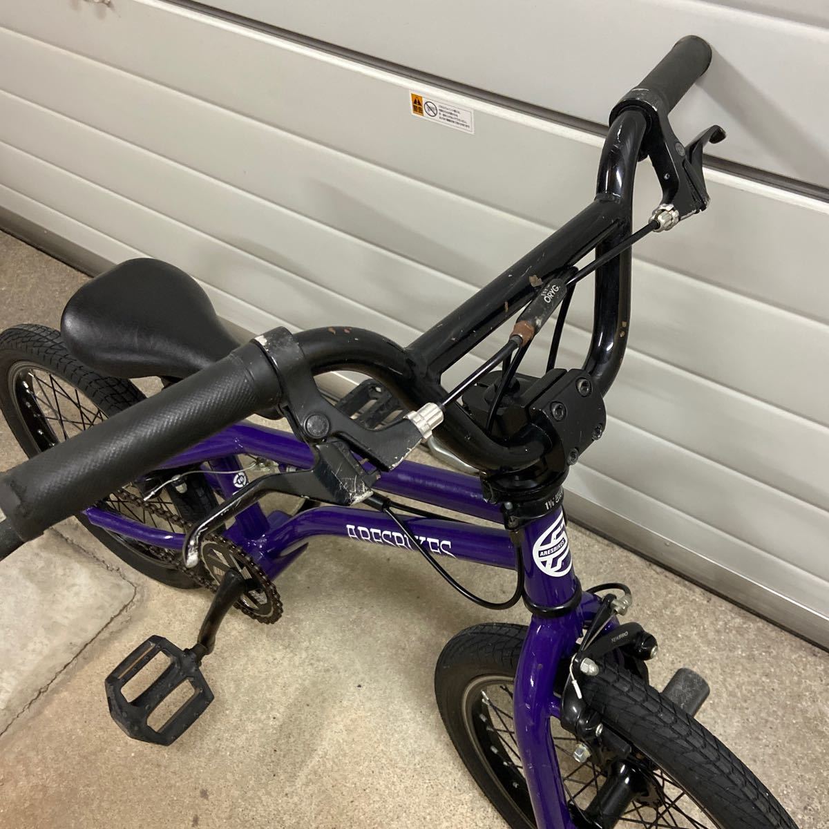 ARESBIKES BMX 16インチ自転車 紫引取限定_画像4