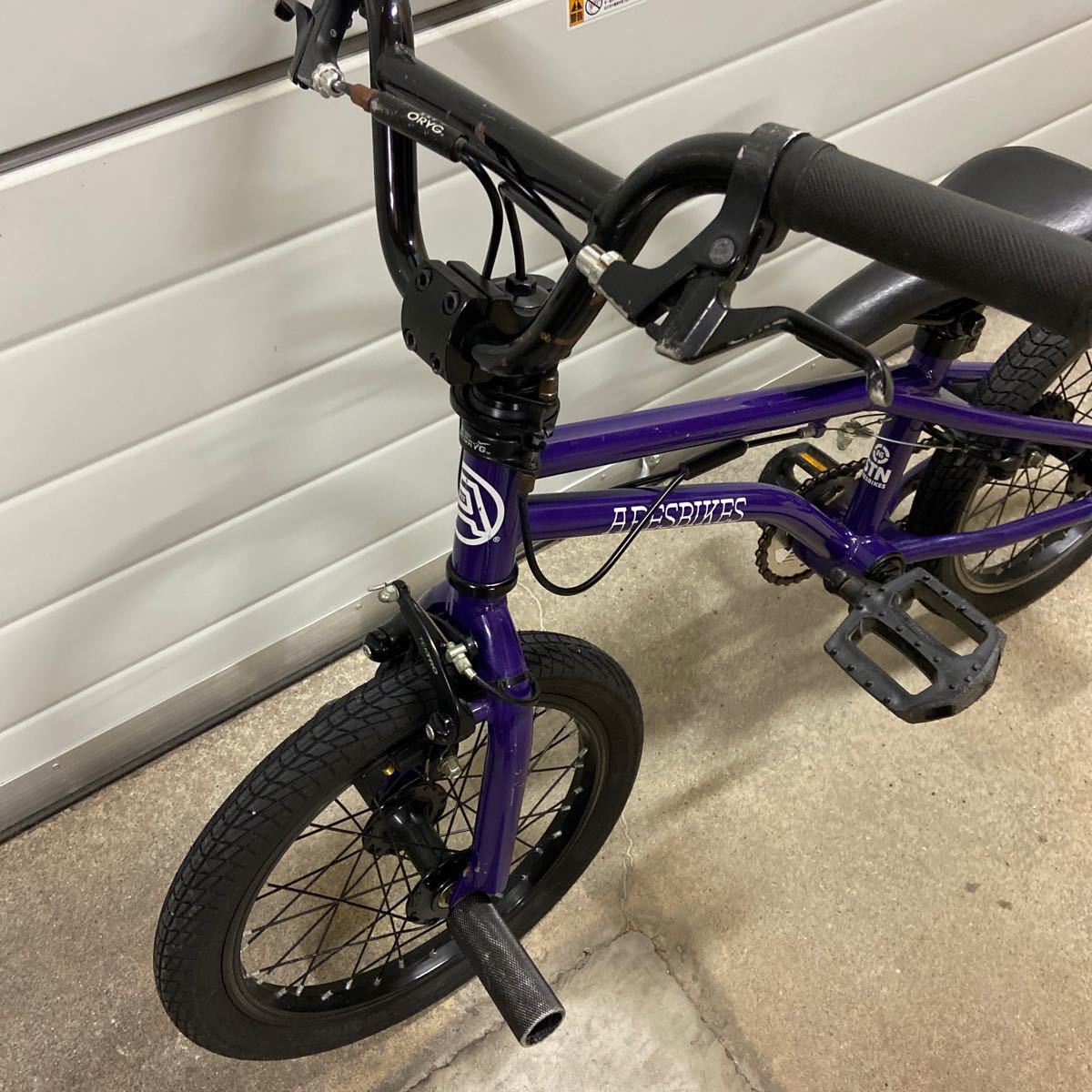 ARESBIKES BMX 16インチ自転車 紫引取限定_画像6