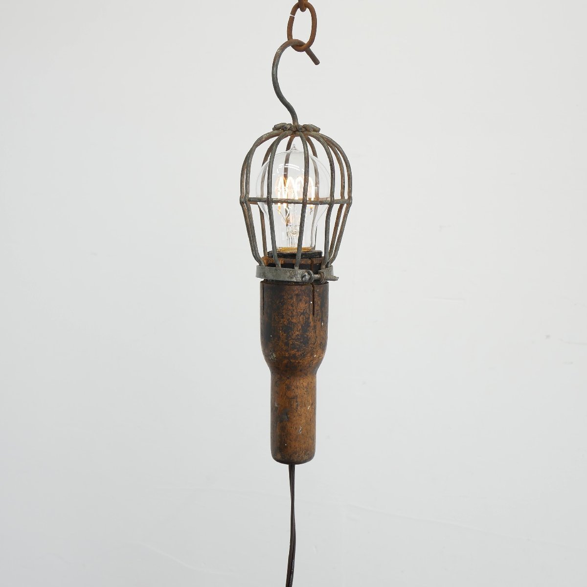 1920s-30s アメリカ インダストリアル ハンドランプ【#5338】アンティーク ヴィンテージ 照明 LEDエジソン電球 LA ファクトリー