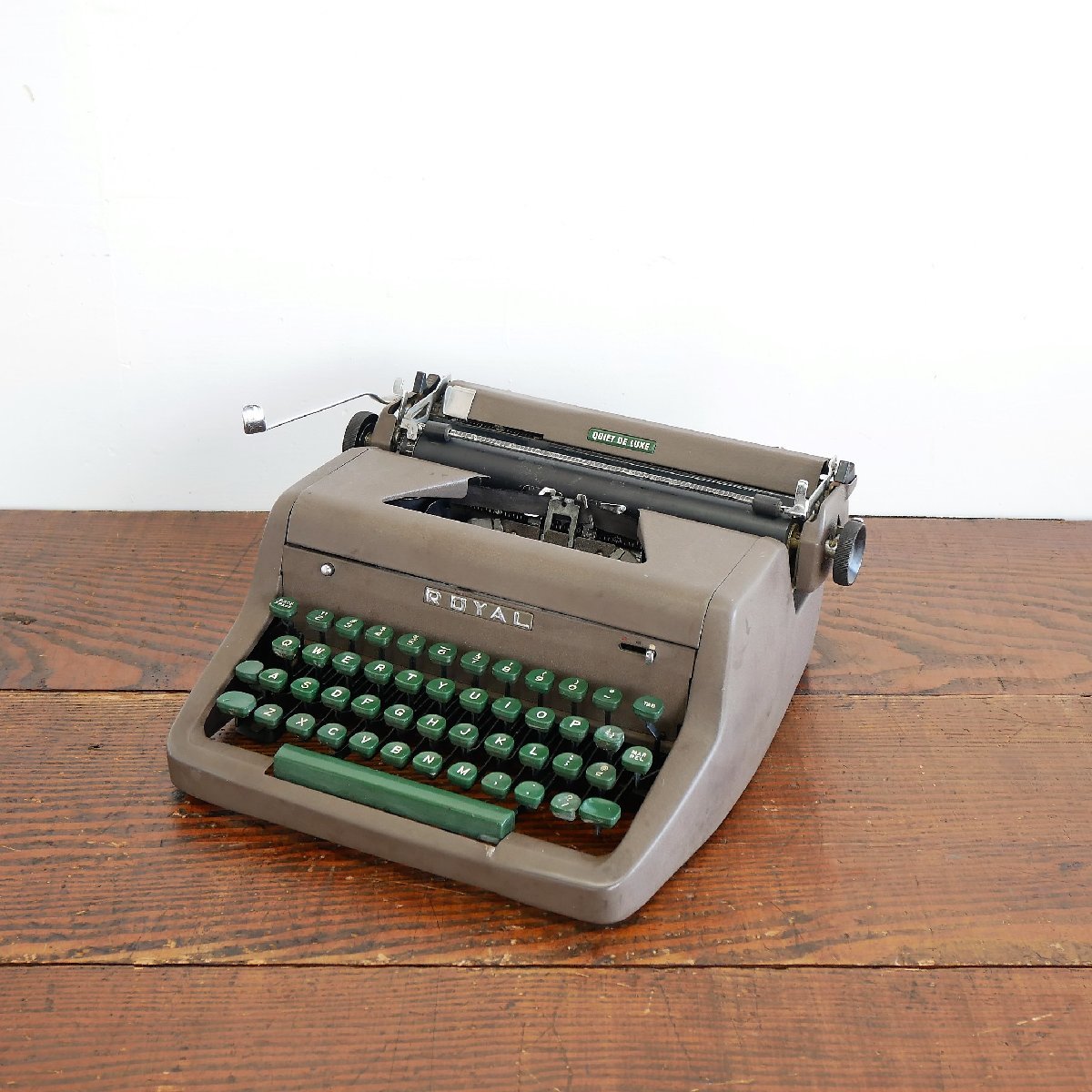 1950s アンティーク タイプライター【#4349】ROYAL ロイヤル タイプライター カンパニー グリーンキー アメリカ オフィス雑貨