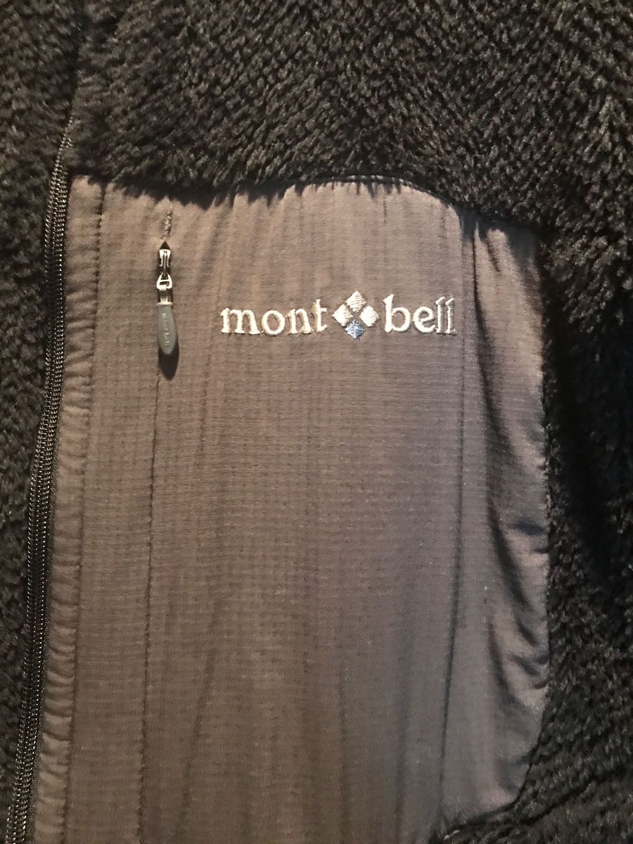 モンベル  mont-bell クリマエア　フリース  メンズ xl  ブラック　 ジャケット　アウトドア　