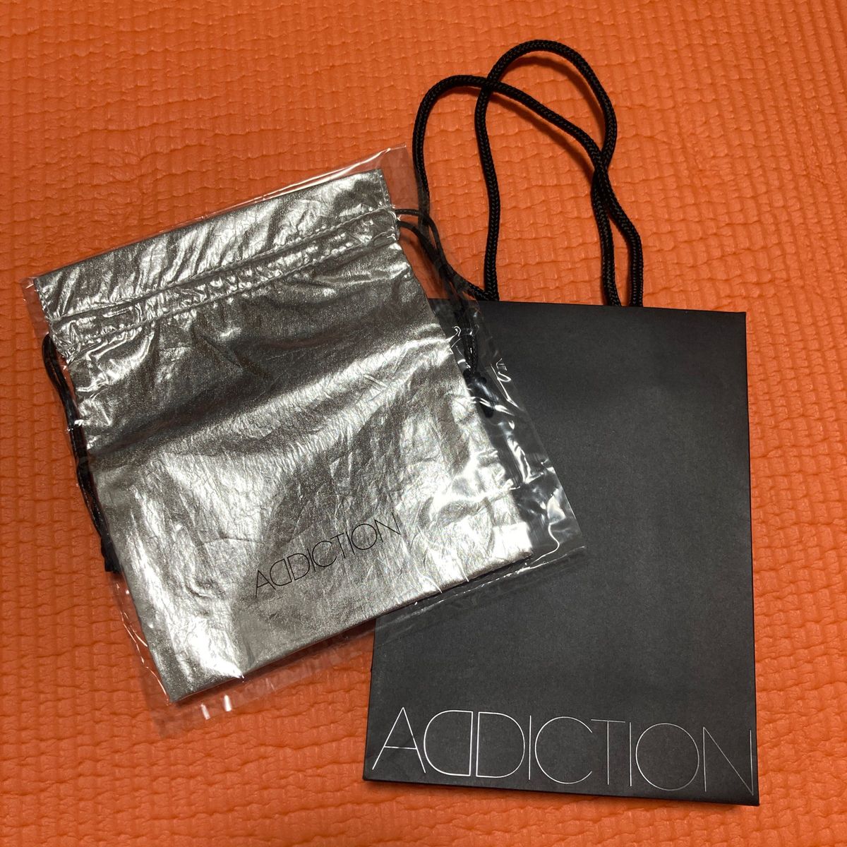 最終値下　新品未開封　addiction ノベルティ　巾着　ショッパー