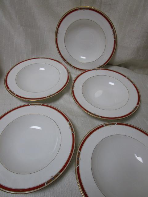 NIKKO LEGACY 831 スープ・シチュー皿 深皿 5枚セット FINE BONE CHINA 22.5cm_画像2