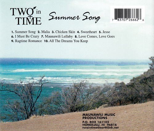Mellow Hawaii, Two in Time/Summer Song_画像2