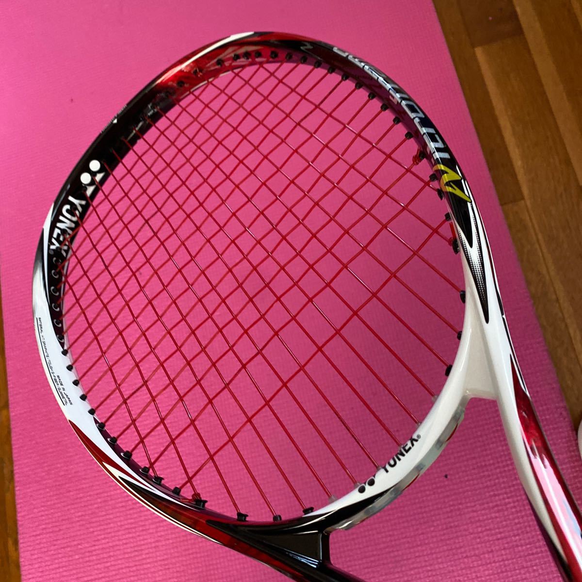 ◆YONEX ヨネックス NEXIGA 90S ソフトテニスラケット UL1サイズ 85SQ.in USED美品◆ストローク向け_画像5