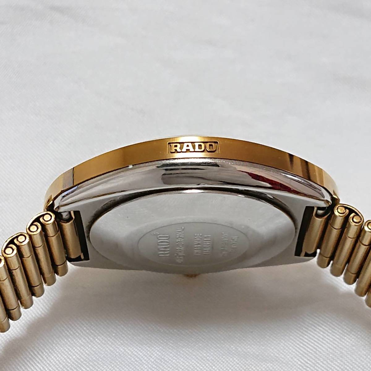 ★【１円スタート！！】ラドー RADO ダイアスター DIASTAR 648.0413.3 ゴールド 中古 腕時計 メンズ 自動巻き 付属品有_画像7