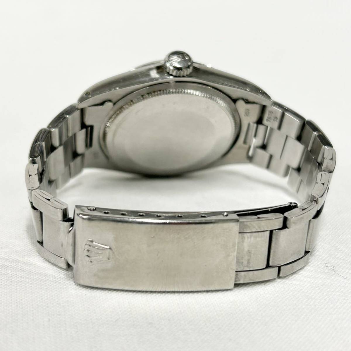 ROLEX 1500 Oyster Perpetual Date Blue Automatic Riveted Bracelet ロレックス オイスターパーペチュアル デイト ブルー リベットブレス_画像9