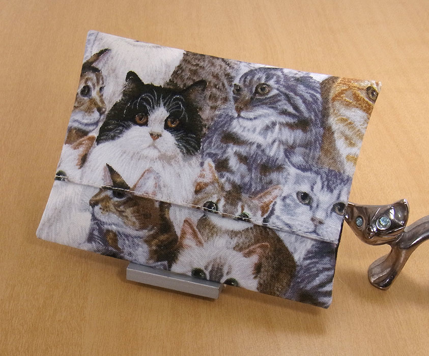 26 TS hand made tissue cover case kindergarten child care . elementary school student lovely gray series cat cat .. cat present present 