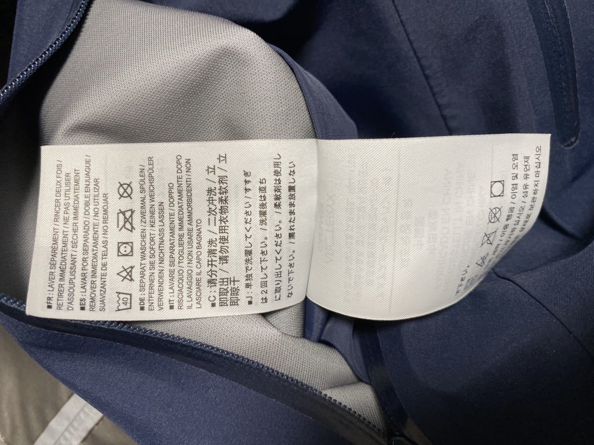 三好良愛用 Arc'teryx BETA SL HYBRID JACKET NAVY アークテリクス ベータSLハイブリッドジャケット 『XS』  国内正規品 試着のみ極美品