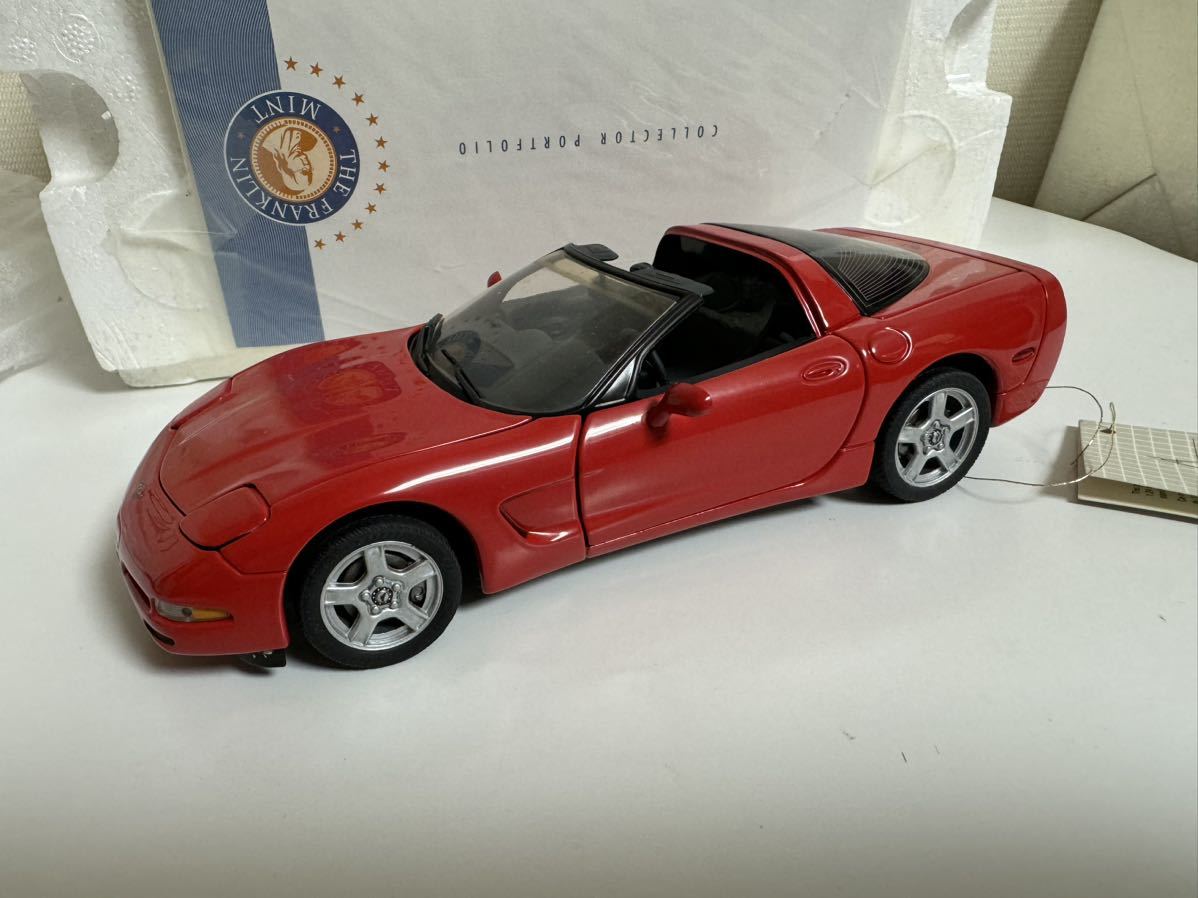 1/24 フランクリンミント　シボレーコルベット　1997 赤　Franklin Mint B11WW95 1997 Chevrolet Corvette Coupe Red