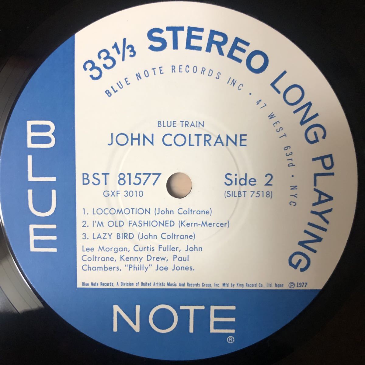 LP ブルーノート不滅の名盤1800シリーズ JOHN COLTRANE ジョン・コルトレーン/BLUE TRAIN ブルー・トレイン[キング盤:帯:解説付き:GXF3010]_画像5