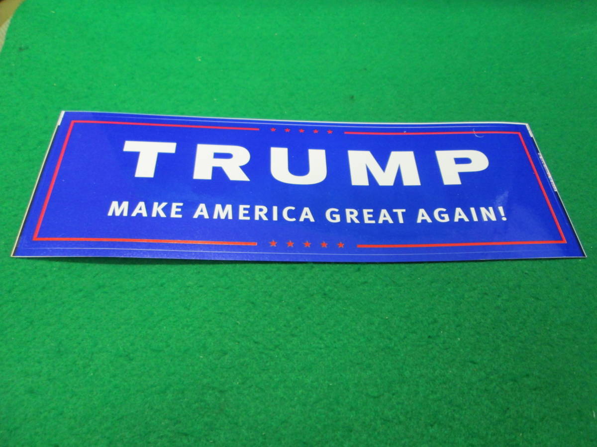 トランプ　大統領 ステッカー TRUMP MAKE AMERICA GREAT AGAIN!　検索用：アメリカ 雑貨 バイデン 共和党 民主党 ドナルド レトロ_画像1