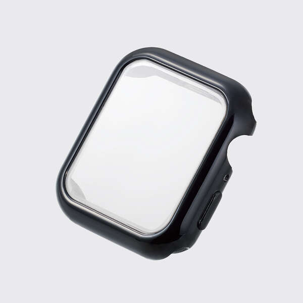 【2コ】エレコム Apple Watch 44mm 用 フルカバーケース ブラック AW-44CSUCBK 4549550207430　