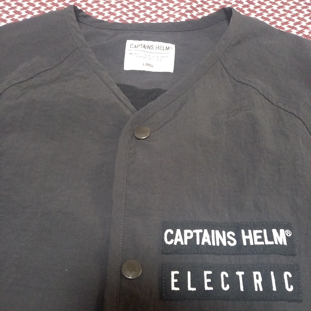 黒L ELECTRIC × CAPTAINS HELM MIL SQUAD JKT エレクトリック キャプテンズヘルム コーチ ジャケット_画像6