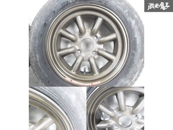 ●Watanabe ワタナベ 14インチ 6J 6.5J PCD114.3 4H 4穴 ハブ径73ｍｍ 1台分 B GC10 スカイライン 4ドア AE86 サニトラ 即納 棚A-3_画像4