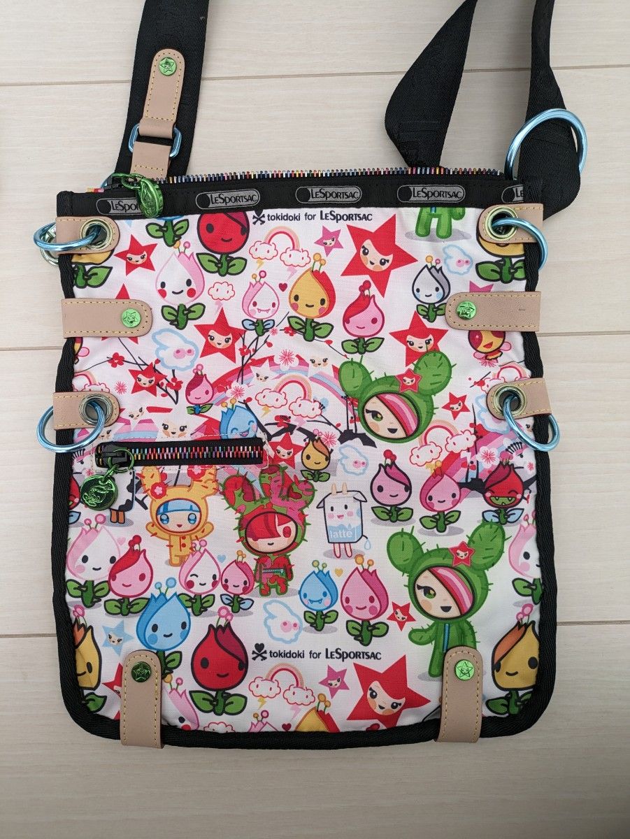 tokidoki for LeSportsac ショルダーバッグ 初期柄 レア tokidoki for LeSportsac ショルダーバッグ 初期柄 レア