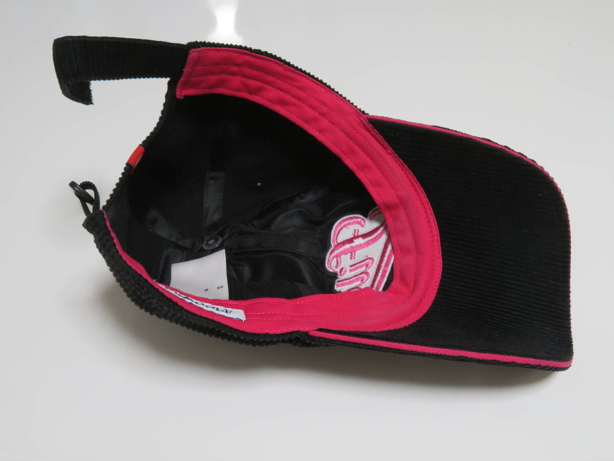 【送料無料】FILA GOLF フィラ お洒落なブラック系色ハートデザイン メンズ レディース スポーツキャップ ハット 帽子 1個