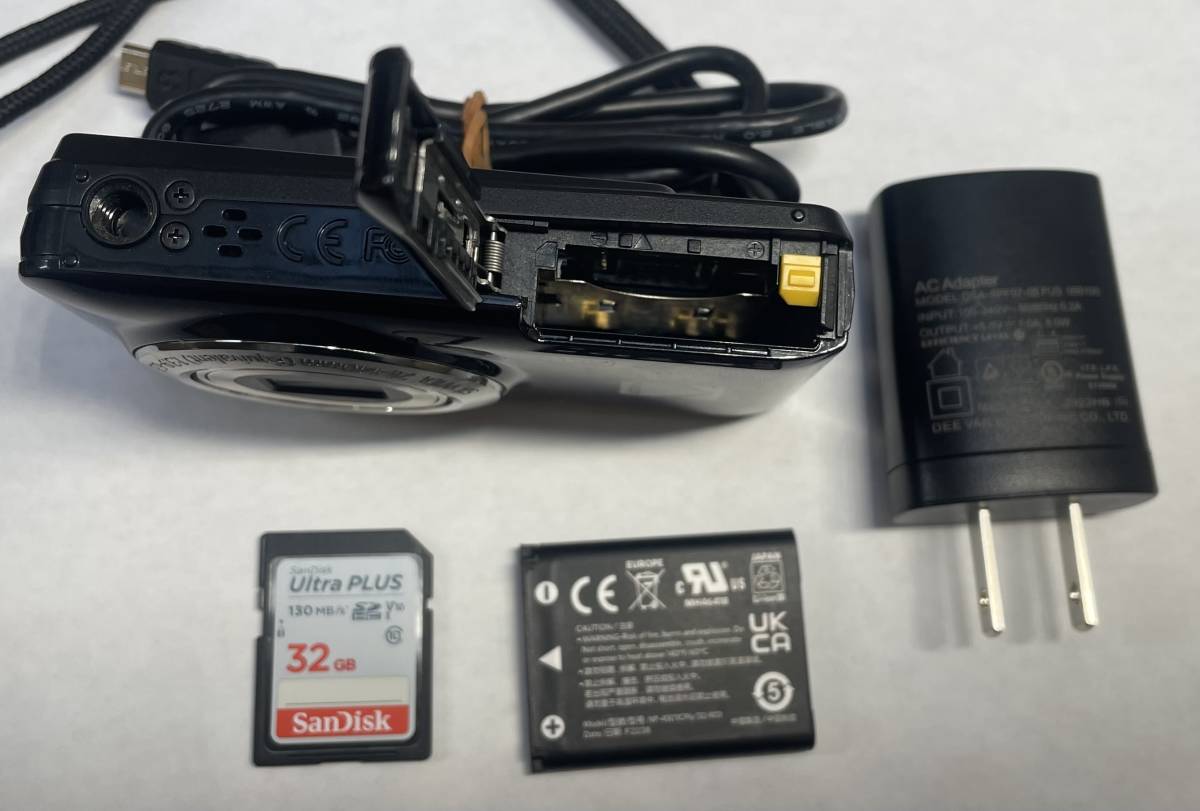・コダック KODAK PIXPRO FZ55　ブラック　充電器、SDカード32GB 付き　通電確認OK、充電確認OK_画像7