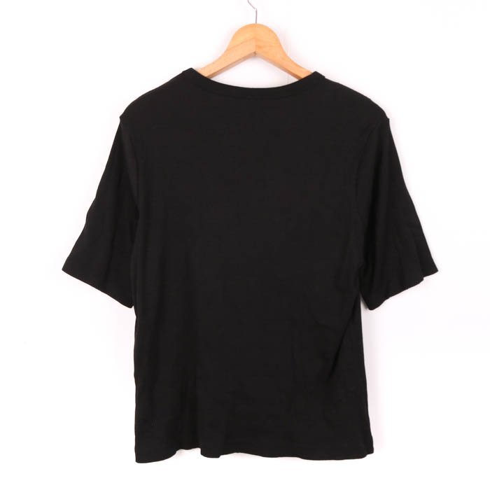 ユニクロ 半袖Tシャツ リブT 大きいサイズ レディース 3XLサイズ ブラック UNIQLO_画像2