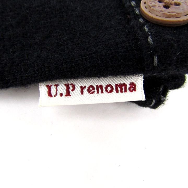 ユーピーレノマ 手袋 未使用 グローブ ウール混 ブランド 小物 レディース ブラック U.P renoma_画像2