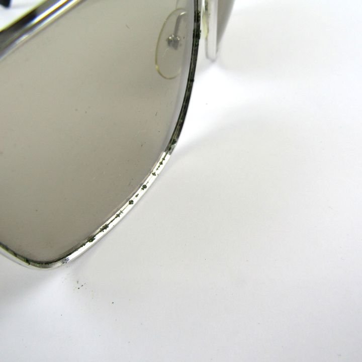 ソルアモーレ メガネ 度有 メタルフレーム サングラス ヴィンテージ ブランド アイウェア メンズ シルバー SOL-AMOR_画像4