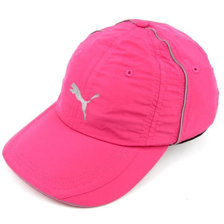 プーマ キャップ ランニング ベルクロ スポーツウエア ブランド 帽子 レディース ONEサイズ ピンク PUMA_画像1