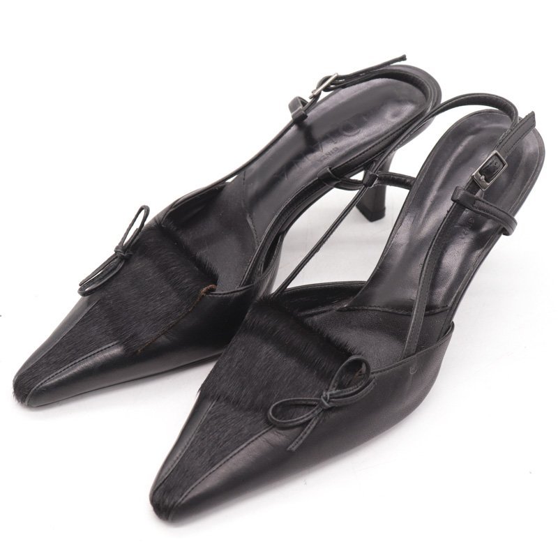 ダイアナ パンプス ストラップ シューズ 靴 日本製 黒 レディース 23cmサイズ ブラック DIANA