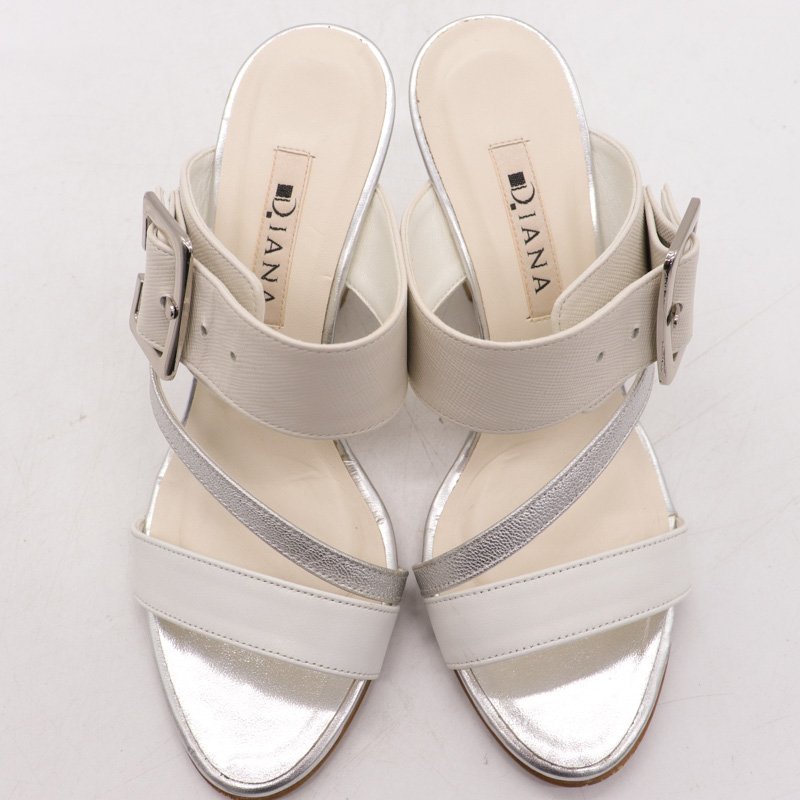 ダイアナ ストラップサンダル ミュール 靴 シューズ 日本製 白 レディース Sサイズ ホワイト DIANA_画像8