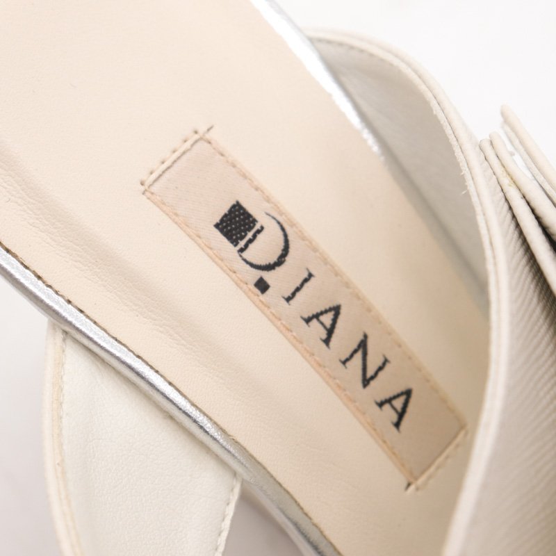 ダイアナ ストラップサンダル ミュール 靴 シューズ 日本製 白 レディース Sサイズ ホワイト DIANA_画像3