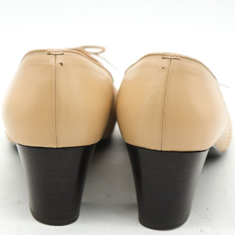  салон dopie туфли-лодочки сетка обувь обувь сделано в Японии женский 24.5cm размер бежевый Salon des pieds