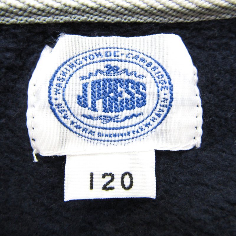  J Press длинный рукав тренировочный тренировочные брюки футболка Kids для мальчика 120 размер черный J.PRESS