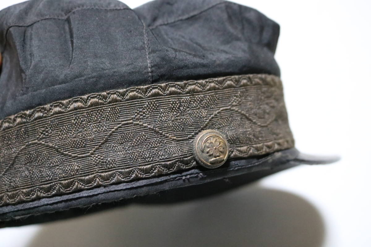 希少明治時代大日本帝国海軍制帽軍帽ジャンク品戦時資料商品细节