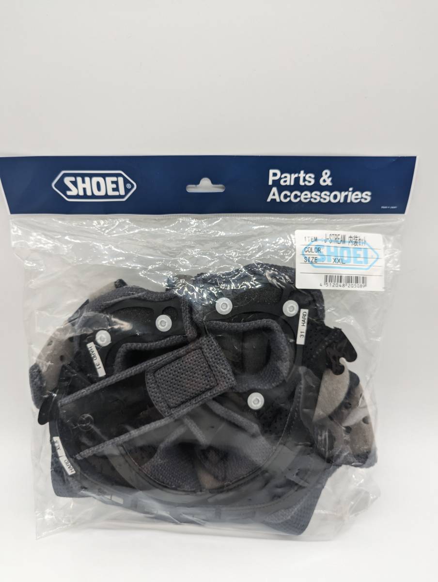 3) 新品 未使用 SHOEI ショウエイ J-STREAM 内装セットXXLサイズ 4512048205089 Jストリーム jstreamの画像1