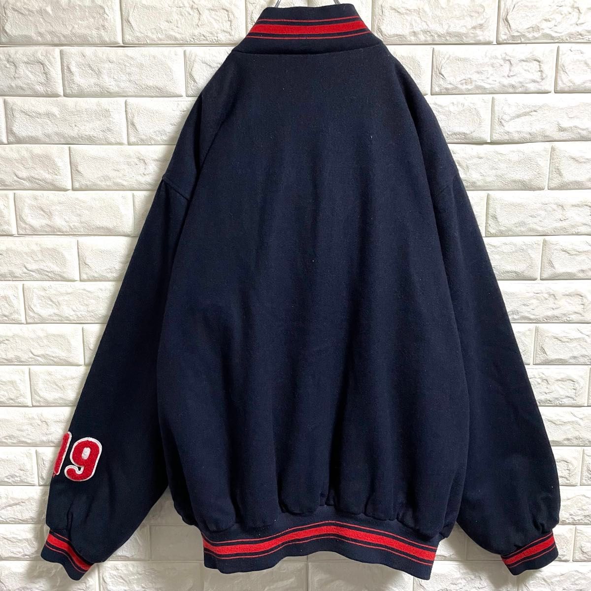 激レア　Mitchell & Ness インディアンス　スタジャン　2XLサイズ