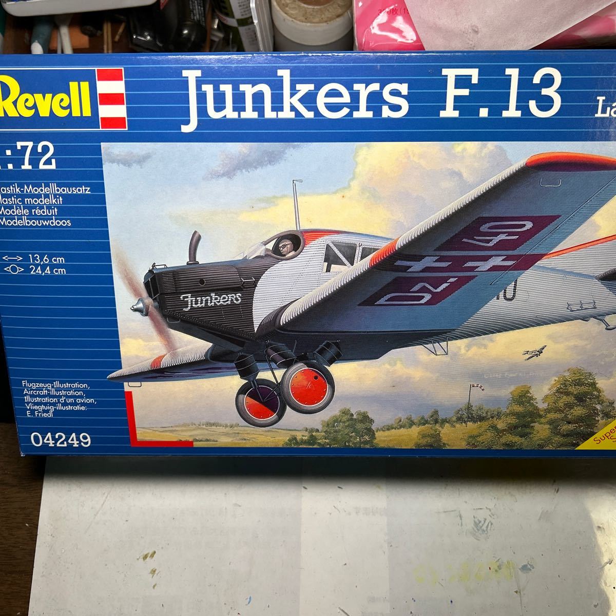 yun car sJunkers F.13 1/72 Revell land / water 