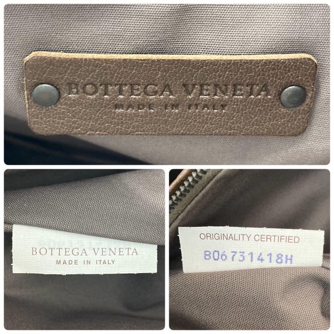 極美品 希少◎BOTTEGA VENETA ボッテガヴェネタ クラッチバッグ セカンドバッグ ビジネスバッグ イントレチャート レザー 本革 メンズ 1円_画像9