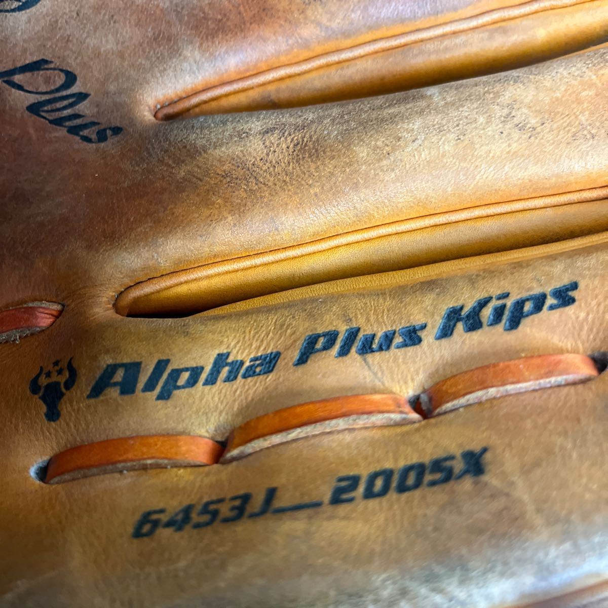 b●NIKE ナイキ DIAMOND Elite Plus 克 Alpha Plus Kips 6453J-2005X 野球 硬式用 投手用 ボール付_画像3