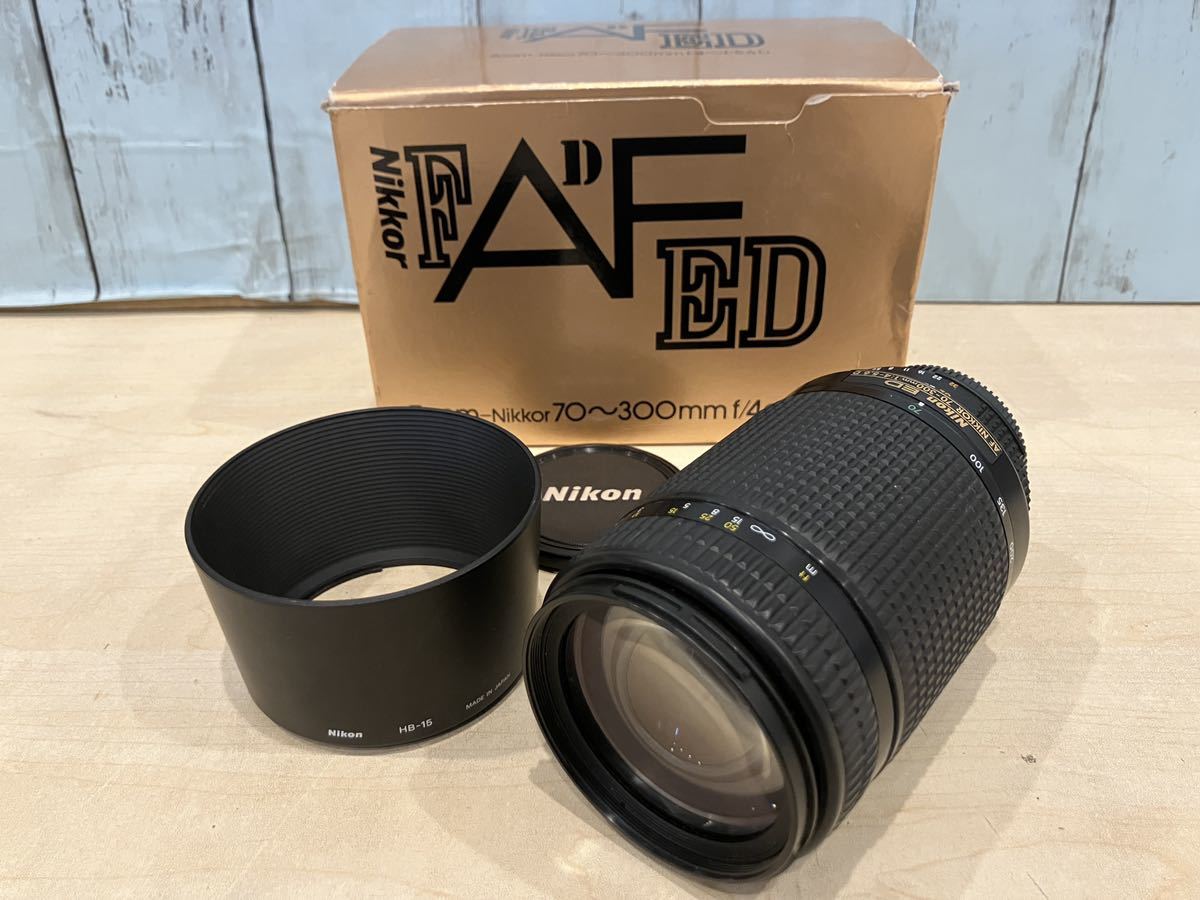 米a◇ Nikon ニコン ED AF NIKKOR 70-300mm 1:4-5.6 D 456603 ズームレンズ オートフォーカス 中_画像1