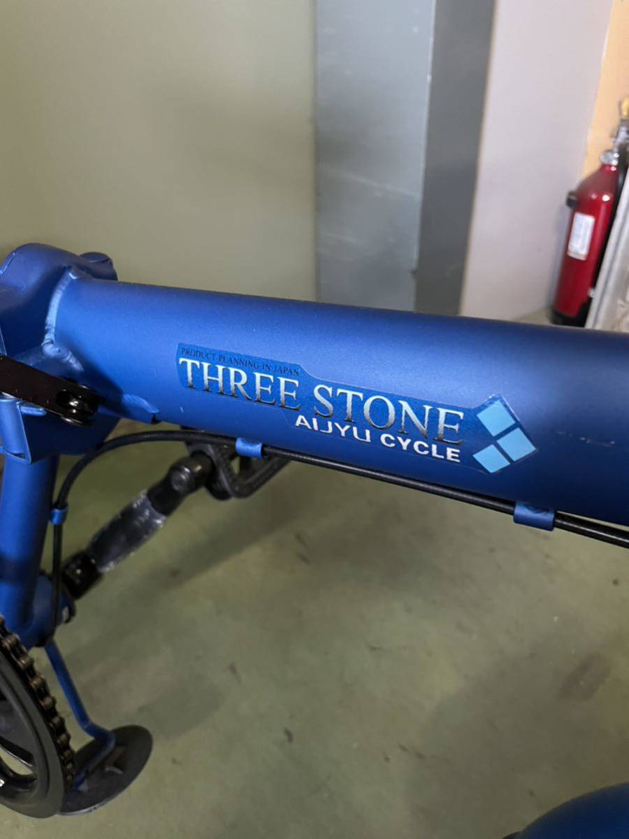 S☆●110 折り畳み自転車16型 THREESTONE AIJYU CYCLE 自転車 サイクリング_画像5