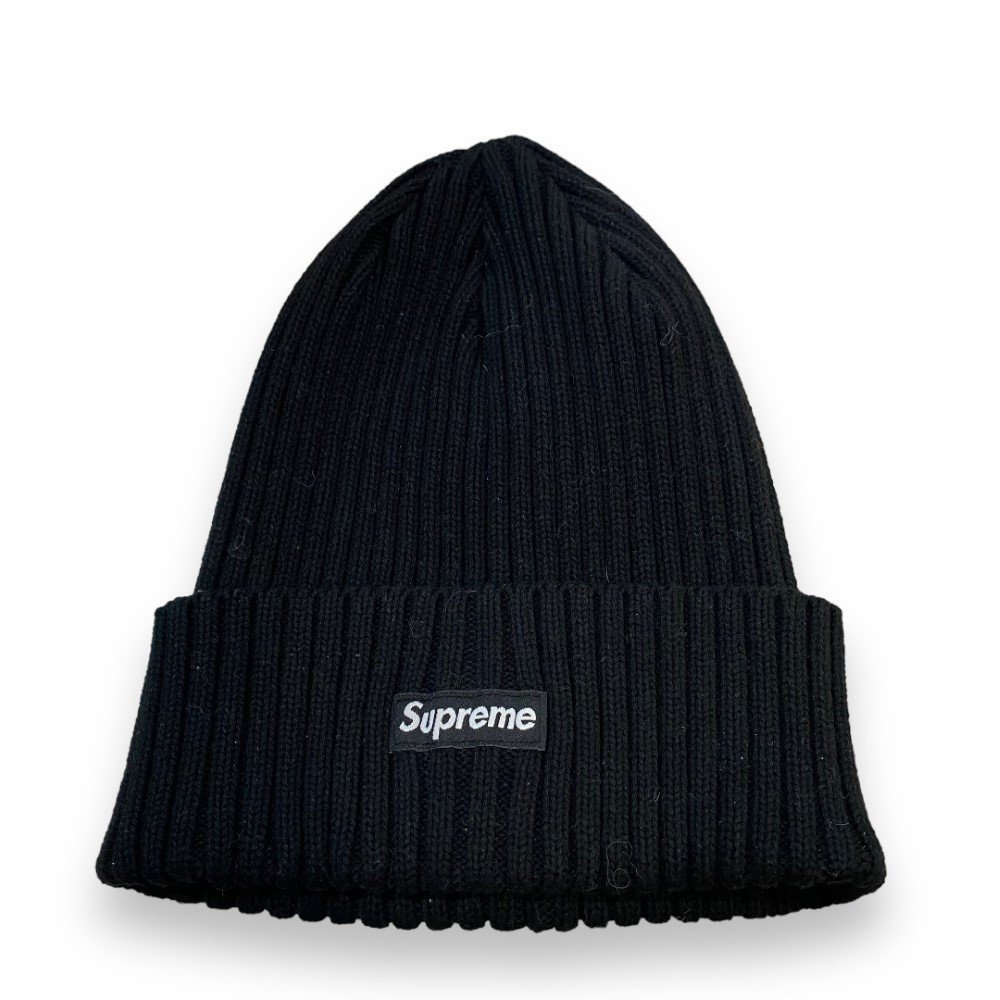 SUPREME Solid Beanie ビーニー ニット帽 サイズF ブラック シュプリーム ボックスロゴ ソリッドビーニー 帽子