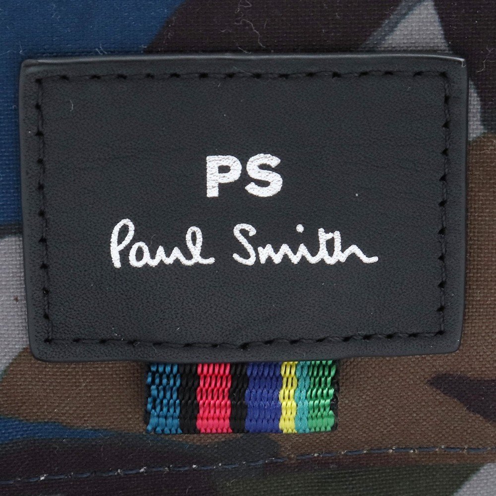 PAUL SMITH カモフラ柄バックパック カーキ ポールスミス リュック バッグの画像5