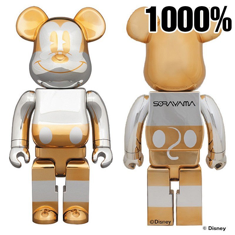 未開封 BE@RBRICK FUTURE MICKEY 1000% MEDICOM TOY MICKEY MOUSE SORAYAMA ベアブリック メディコム・トイ ミッキーマウス ソラヤマ 2G