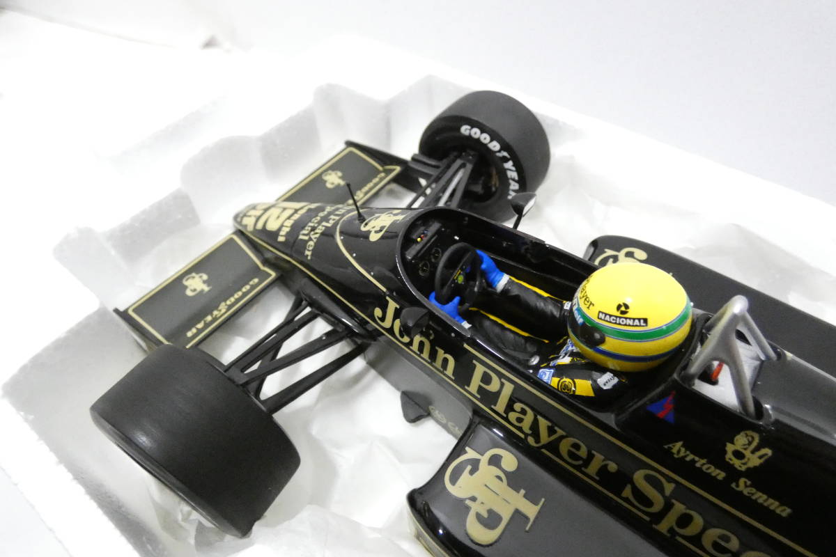 6289T/美品☆MINICHAMPS(ミニチャンプス) PMA 1/18 Lotus Renault ロータス ルノー 98T 1986 #12 アイルトン・セナ AYRTON SENNA_画像4