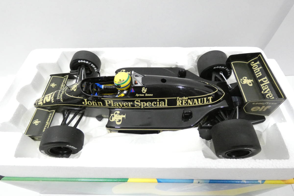 6289T/美品☆MINICHAMPS(ミニチャンプス) PMA 1/18 Lotus Renault ロータス ルノー 98T 1986 #12 アイルトン・セナ AYRTON SENNA_画像2