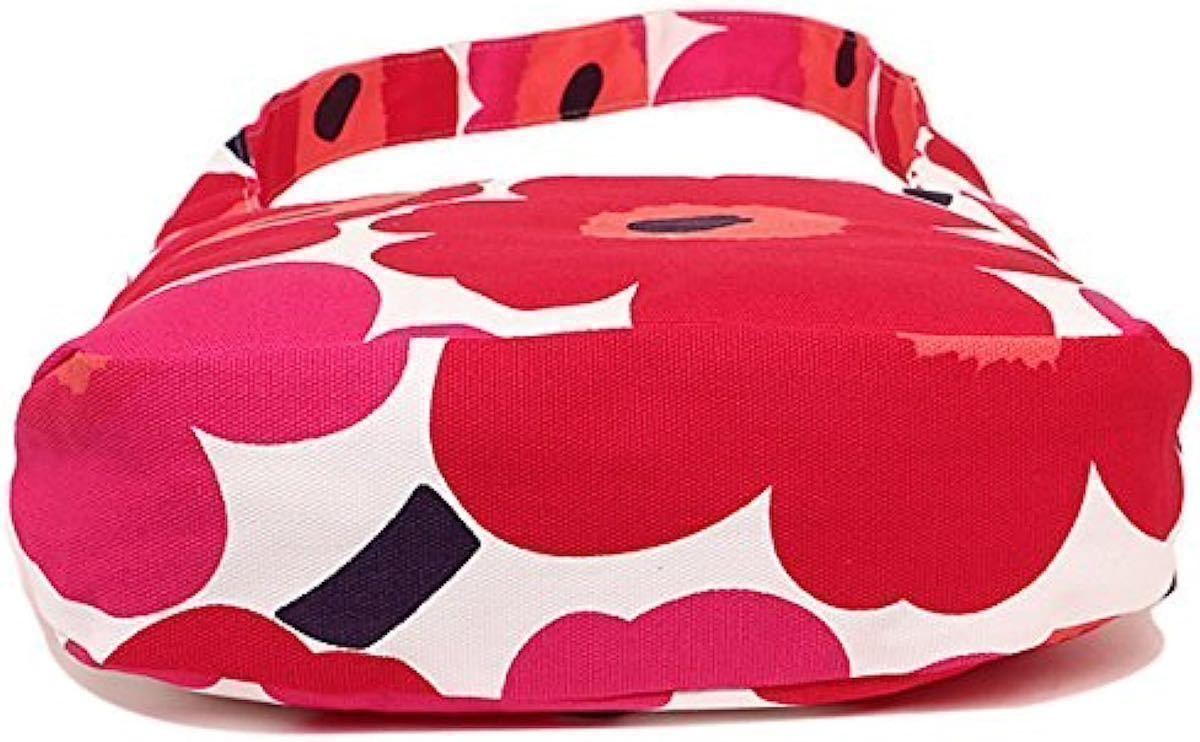 【マリメッコmarimekko／新品】CLOVER PIENI UNIKKO／ウニッコ ショルダーバッグレディース／042630 001／レッド花柄／MR000206_画像6