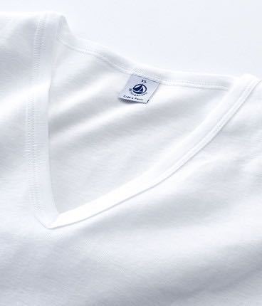 【PETIT BATEAU プチバトー／新品】ホワイトSサイズ／レディース Tシャツ コットン100% Tee Shirt MC／28872 01 220／PB004715_画像6