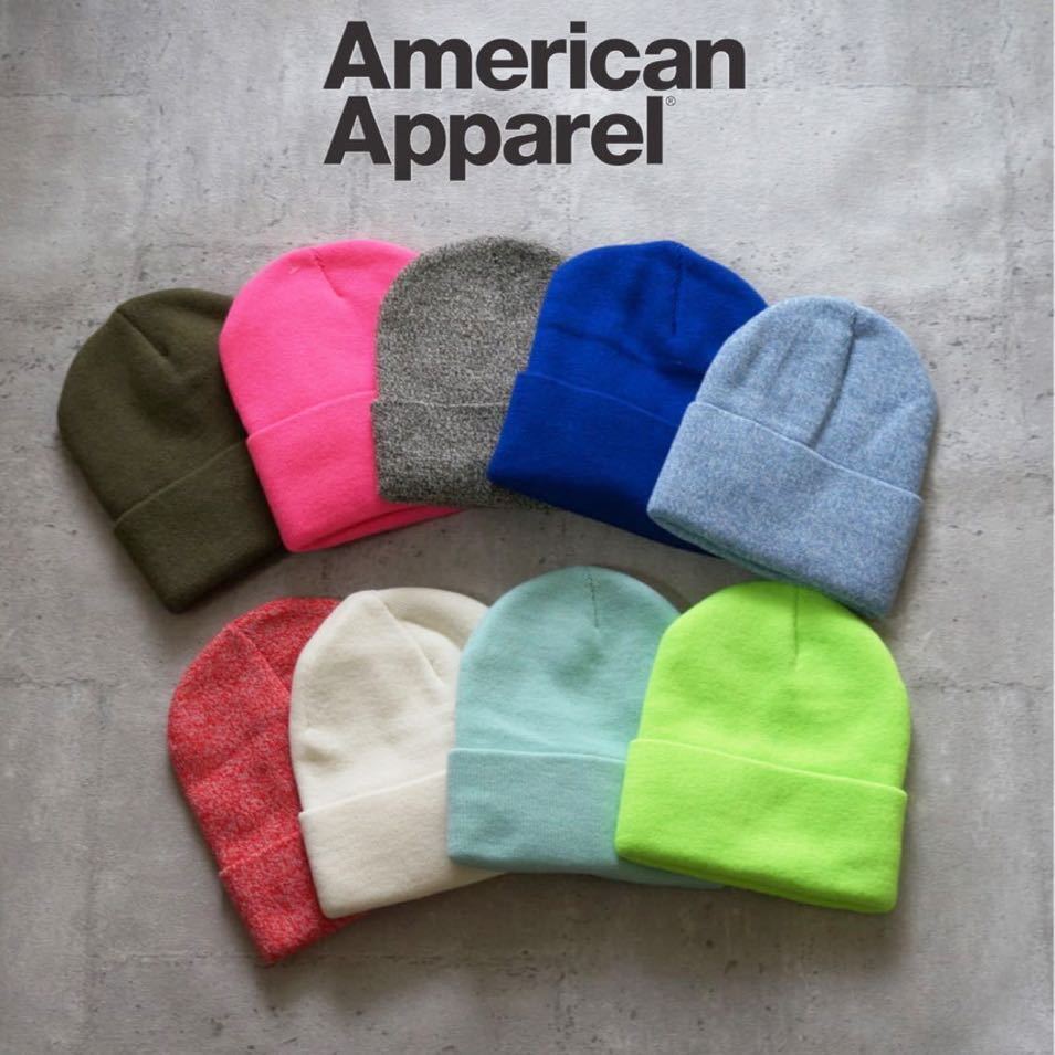 ◎ アメリカンアパレルAmerican Apparel／ニットキャップ９点セット！ニット帽 ビーニー ユニセックス メンズレディース RSAKWBN／AAPNC001_画像1