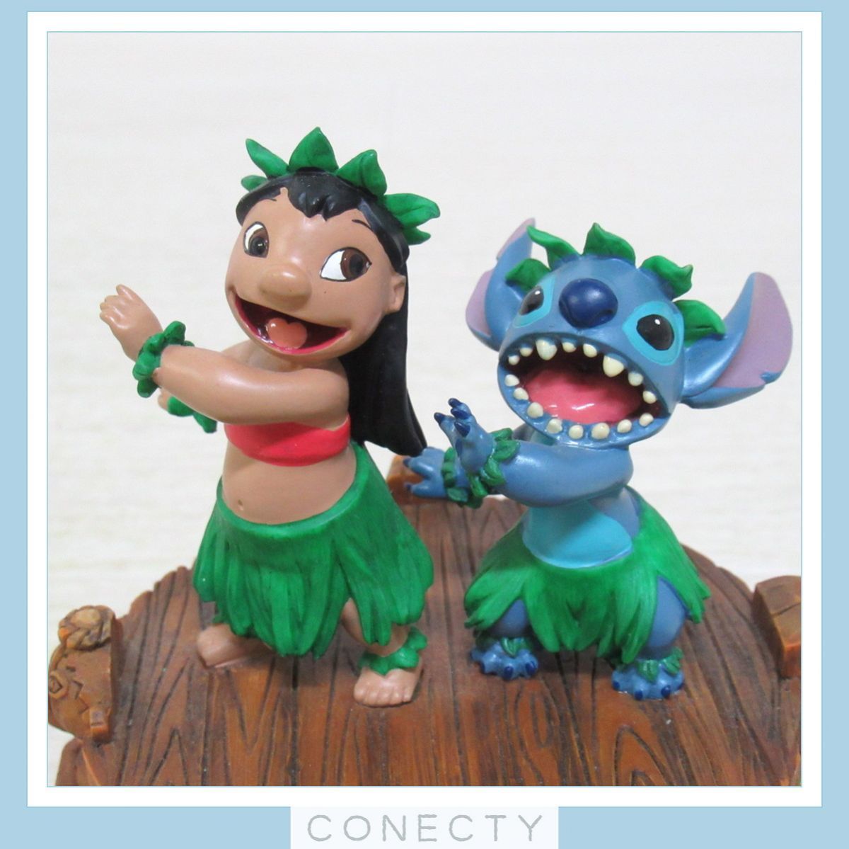 ディズニー リロ＆スティッチ Lilo＆Stitch フラダンス オルゴール フィギュア 動作品【N4【XX_画像5