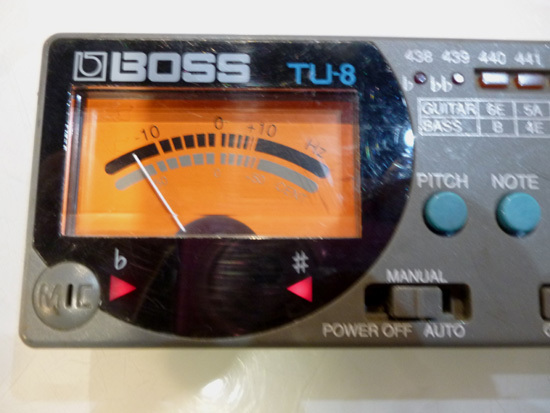 BOSS オートチューナー TU-8 ギター/ベース オープンチューニング対応 チューナー 札幌市東区 新道東店_画像3
